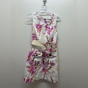 Zimmermann floral linen dress